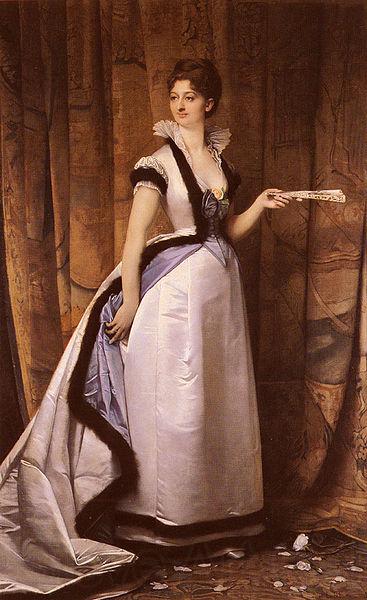 Lefebvre, Jules Joseph Portrait of a Woman Spain oil painting art